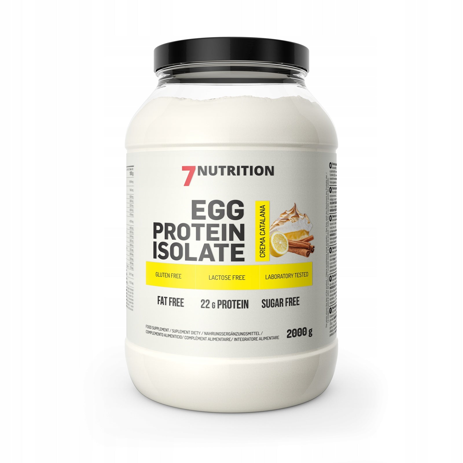 7Nutrition EGG Protein 2000 g Crema Catalana EGG PROTEIN CHICKEN ISOLATE