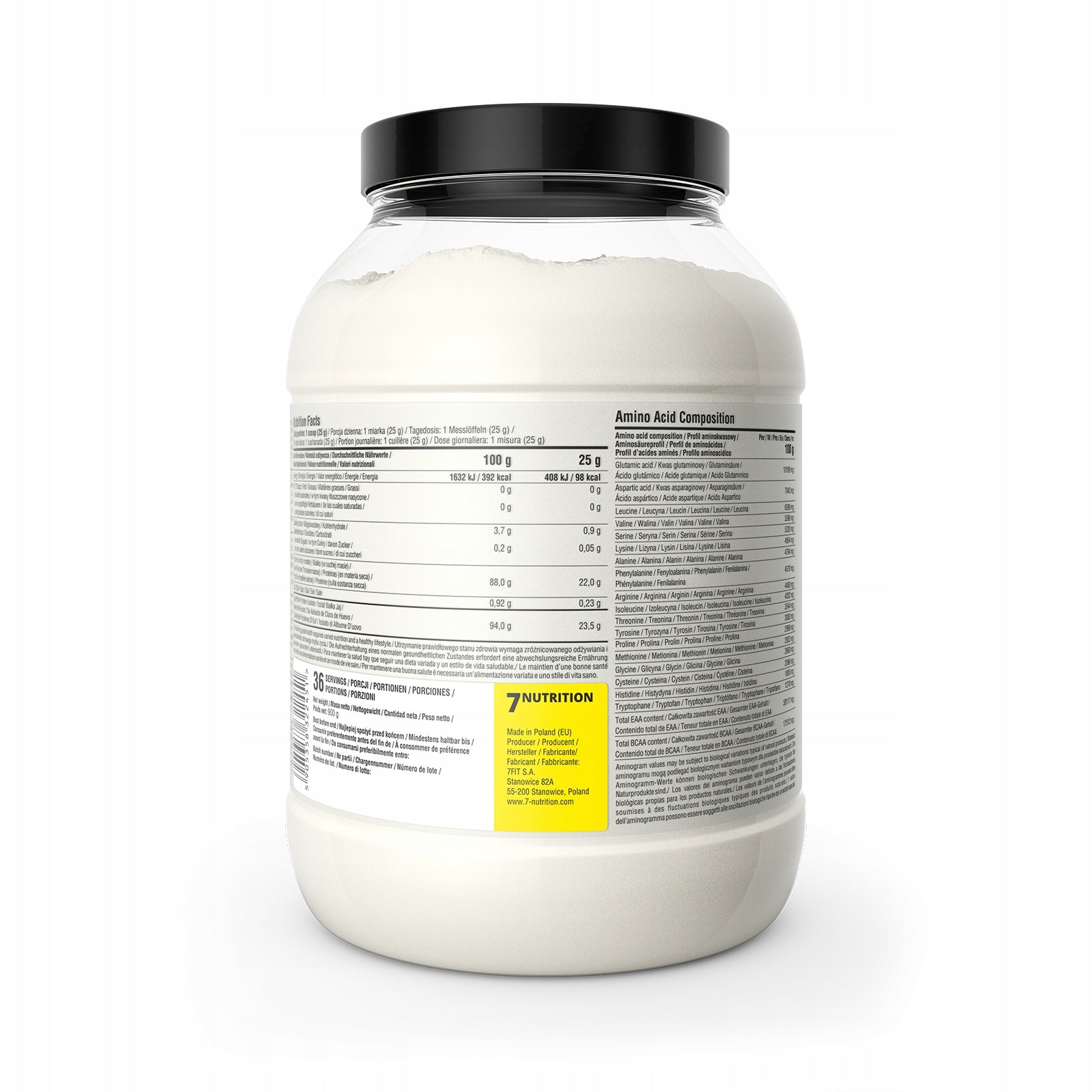7Nutrition EGG Protein 900 g Crema Catalana Egg Protein WHEY Mass Packaging status original
