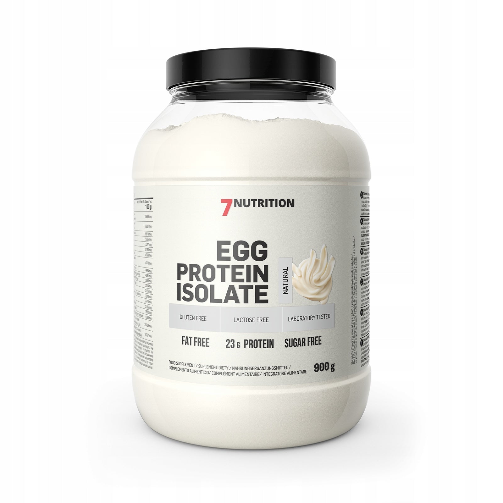 7Nutrition EGG Protein 900 g Natural Egg Protein Dust Isolate Conditioner NOC