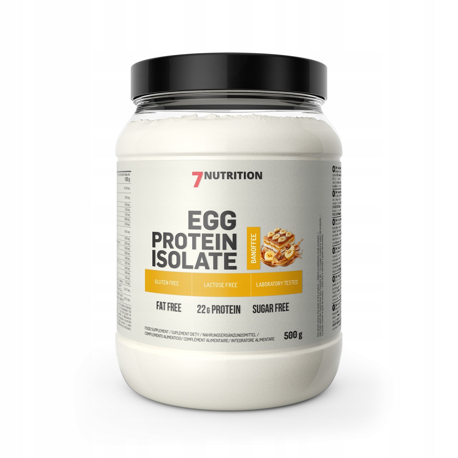 7Nutrition Egg Protein Isolate 500g - egg protein banoffee