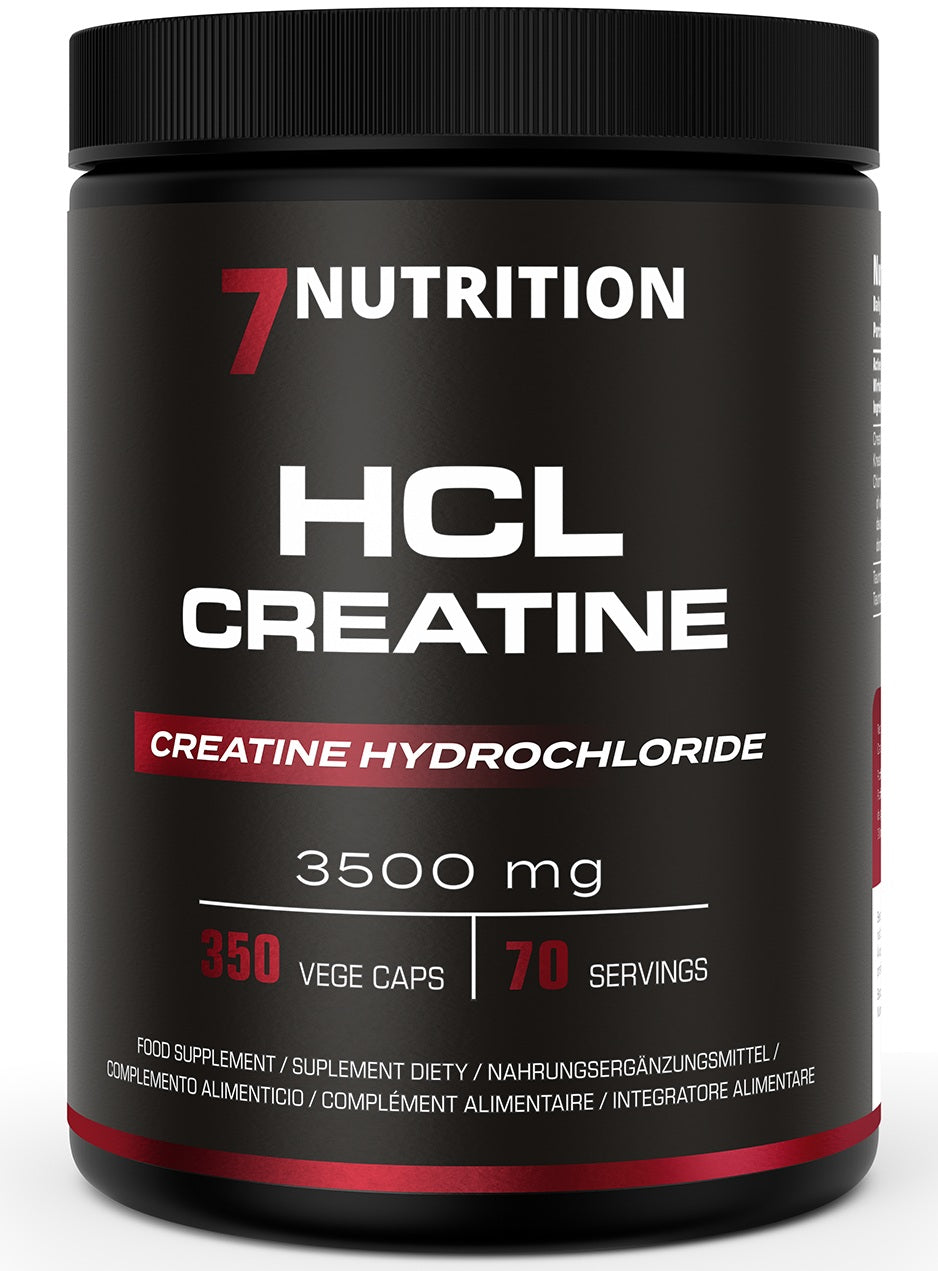 7Nutrition HCL Creatine 350caps Creatine Hydrochloride Natural Creatine
