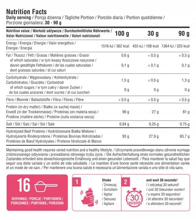 7Nutrition Protein Juice taste red soda 500g Brand 7Nutrition