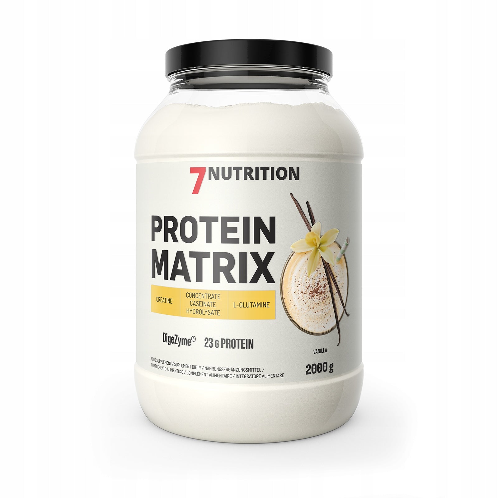 7Nutrition Protein Matrix 2kg Protein Mix WPC Protein Beef Caseinate