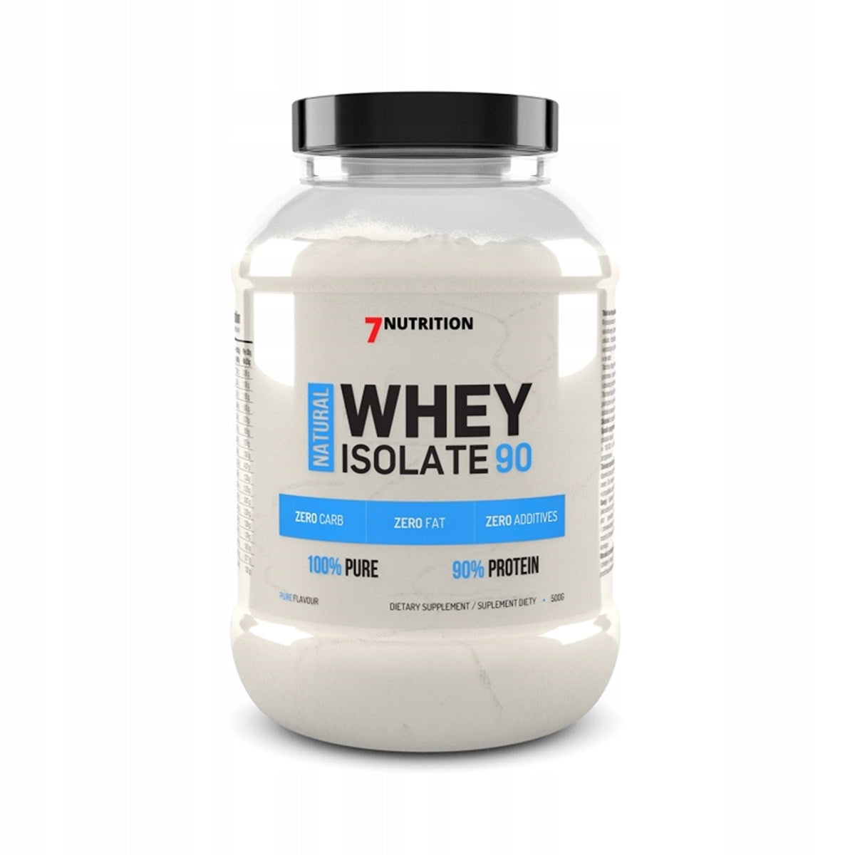 7Nutrition WPI Isolate 500 g natural flavour Expiration date at least six months from the date of purchase
