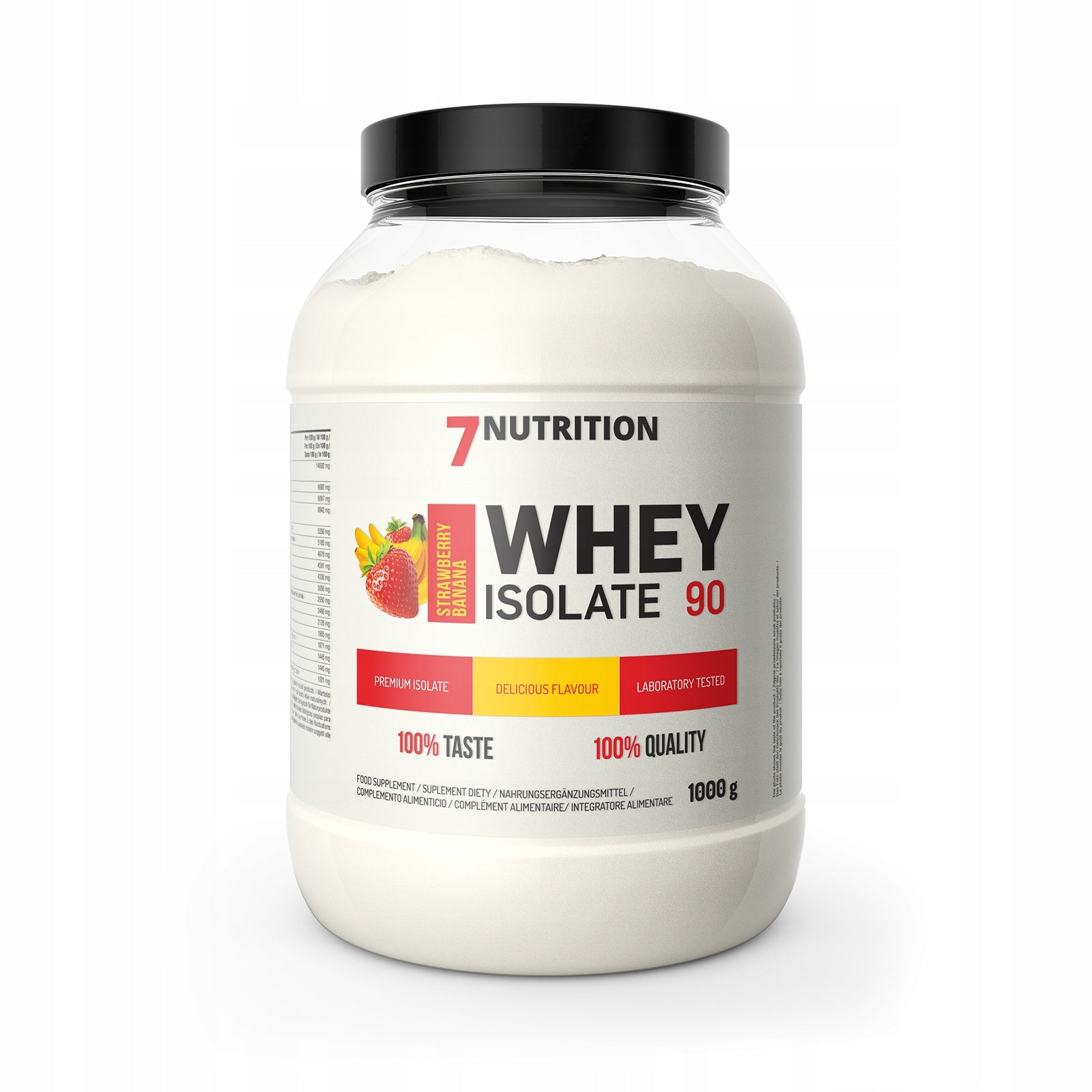 7Nutrition Whey Isolate 90 1000g Protein Isolate WPI Fast Absorbing Protein