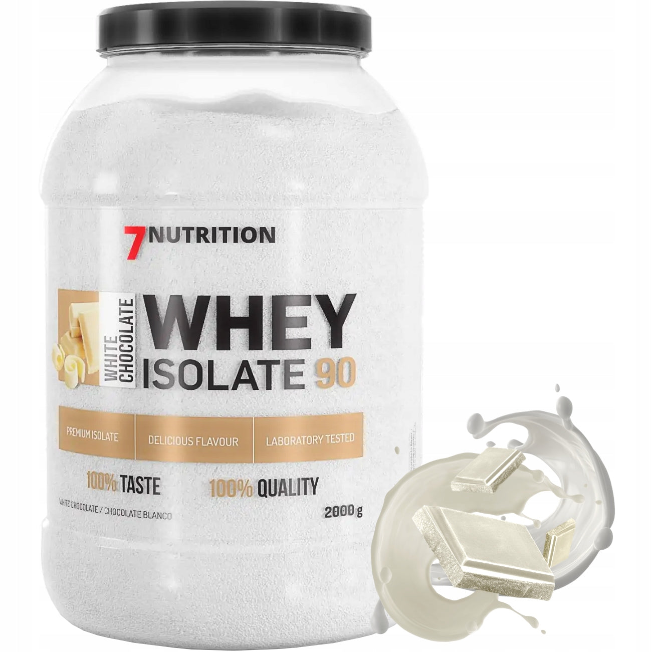 7Nutrition Whey Isolate 90 - 2000g white chocolate