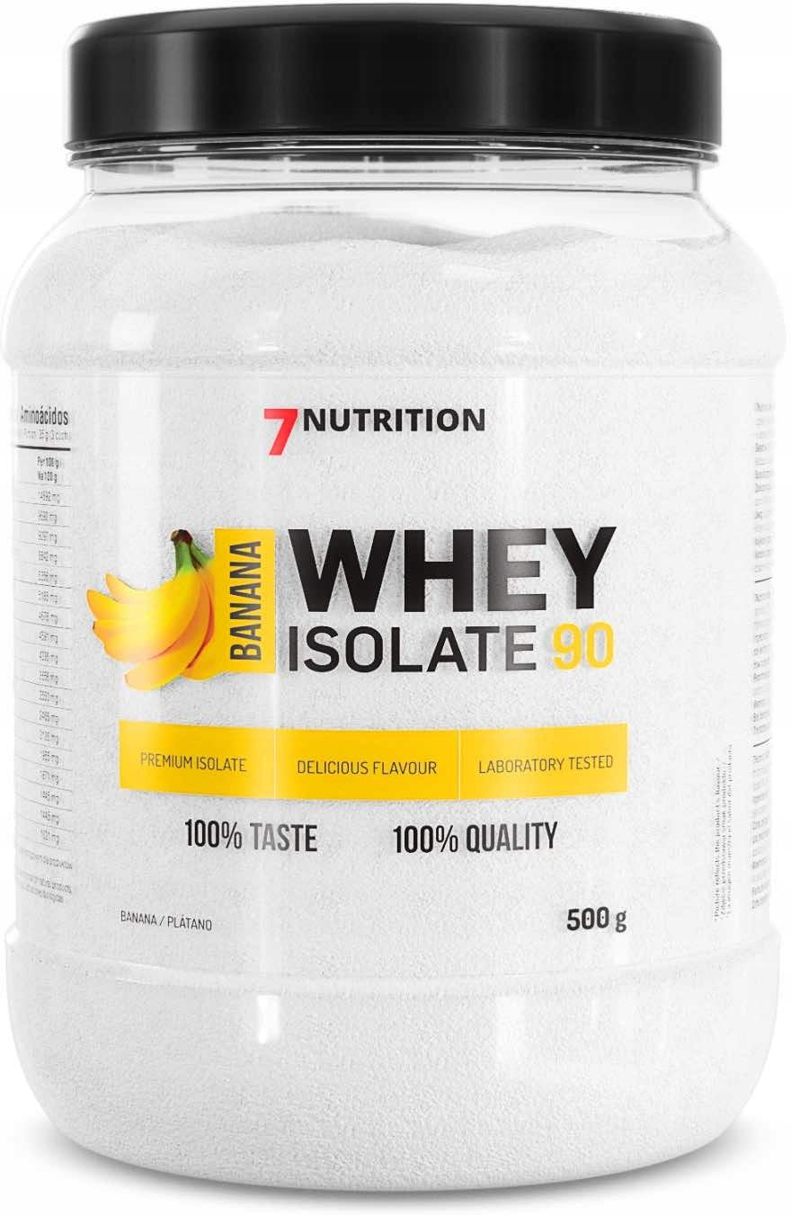 7Nutrition Whey Isolate 90 protein WPI 500g Banana