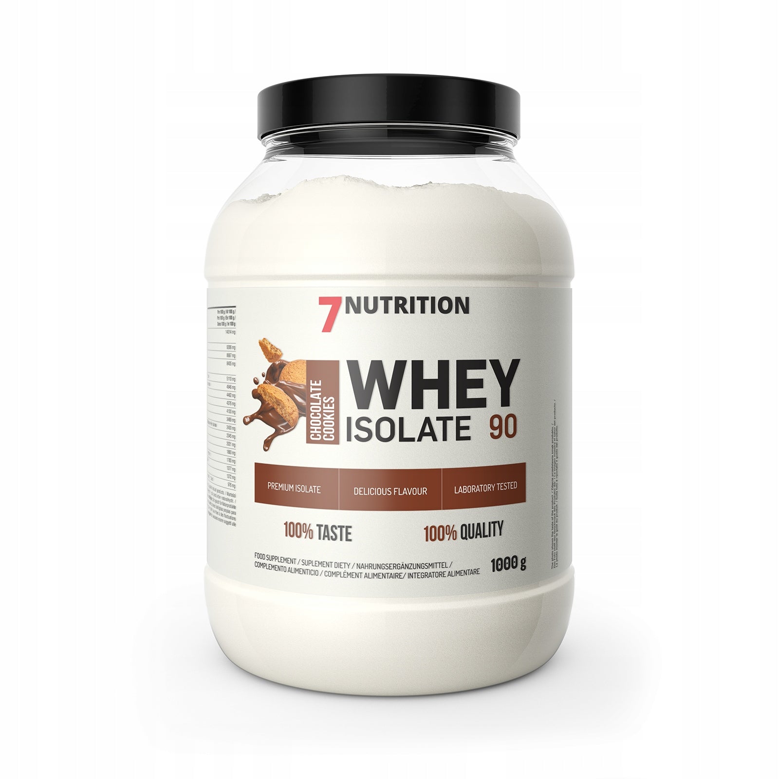 7Nutrition Whey Isolate WPI 90 1000g ISOLATE Protein Conditioner Isolate Pure
