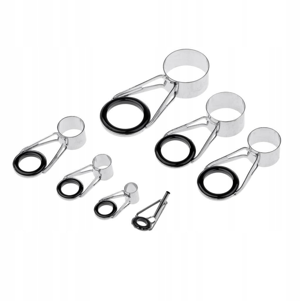 7Pcs Fishing Rod Guide 7 Different Sizes Eye Rings Set Repair Kit DIY Tips EAN (GTIN) 0788651788750