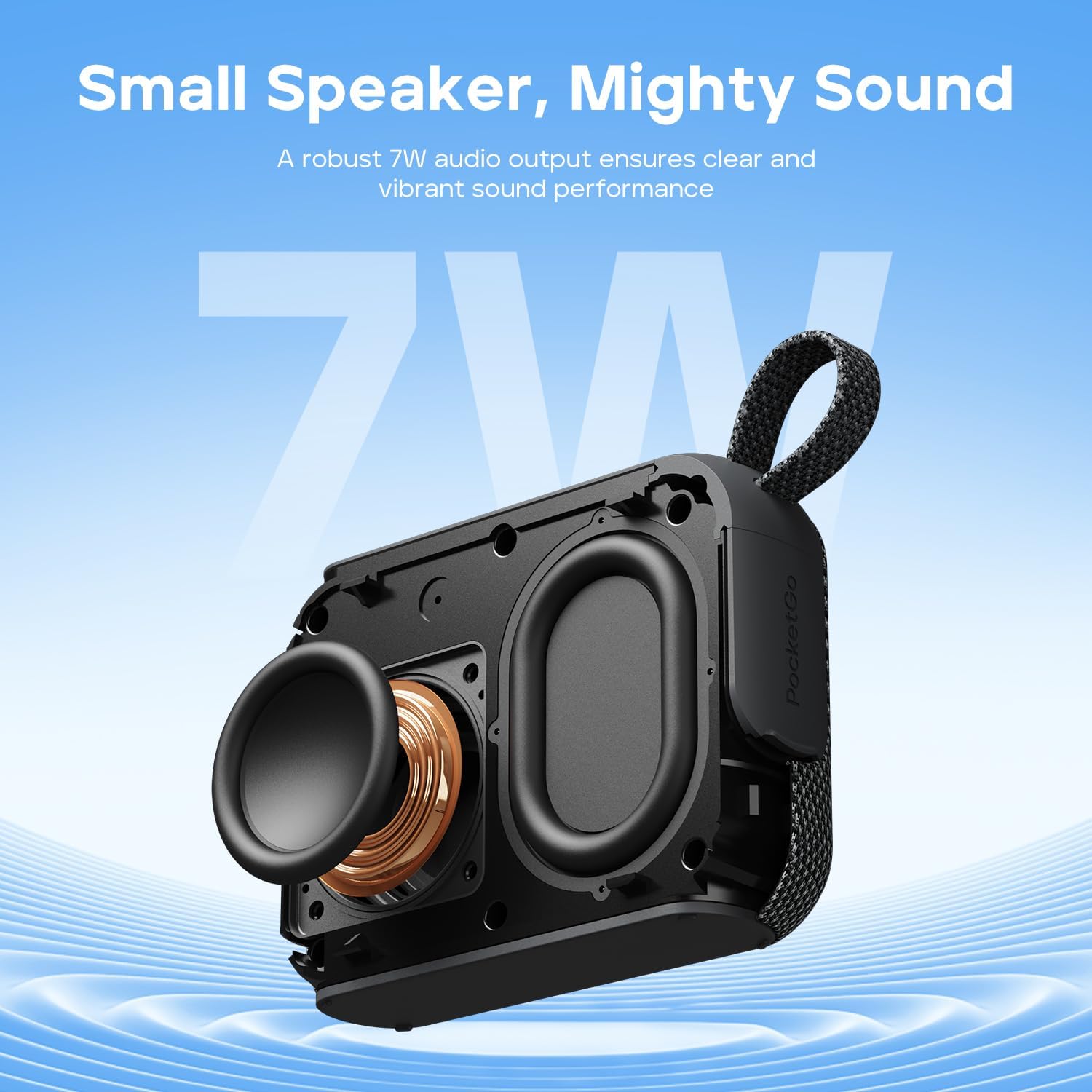 7W BLUETOOTH SPEAKER WATERPROOF IP68 20H STEREO BATTERY Brand no brand