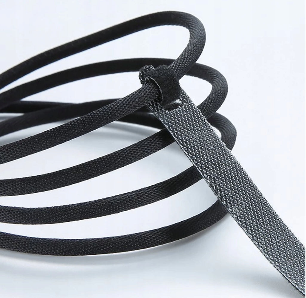 Lipnios velcro kabelių juostos, 20 vnt.
