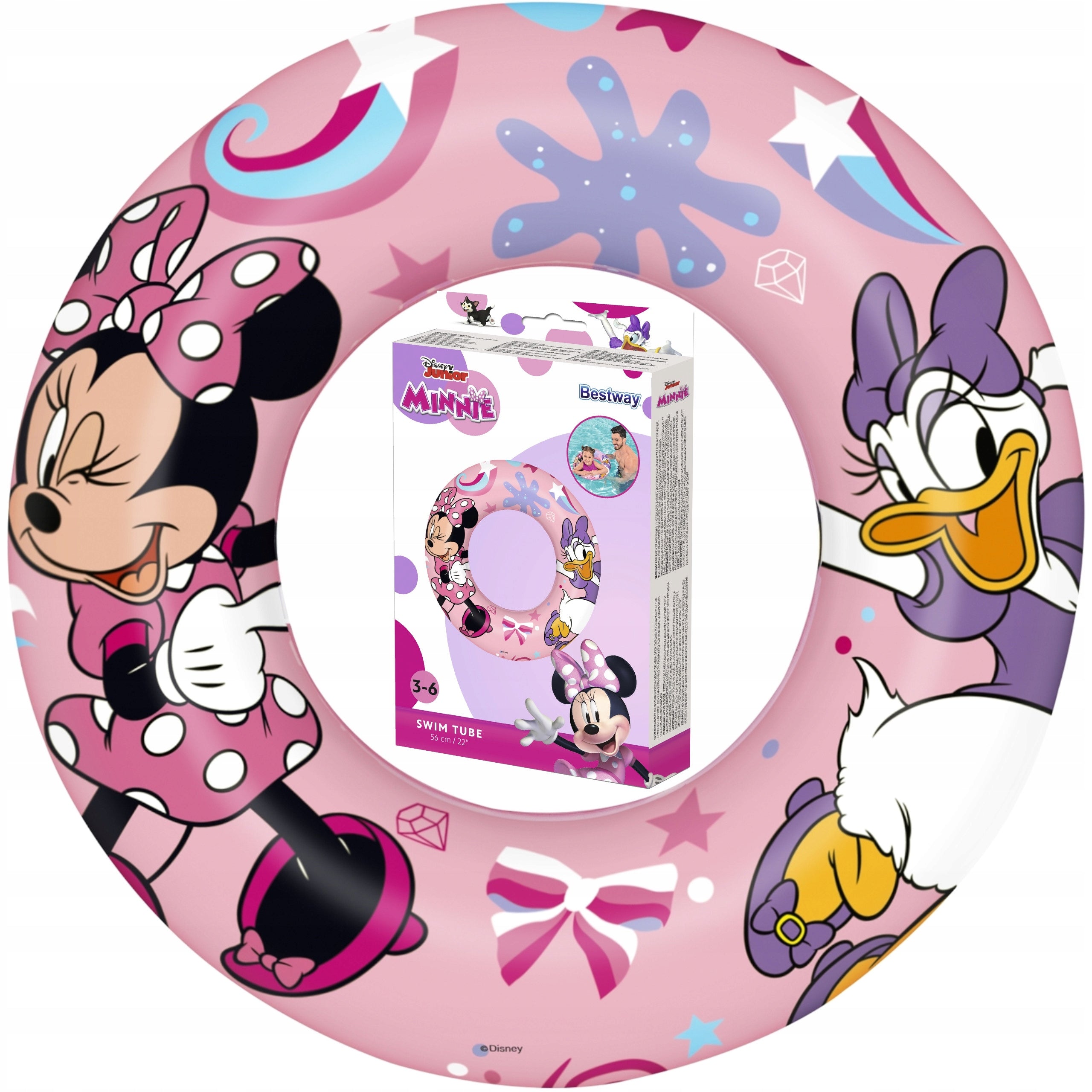 Pripučiamas ratas vaikams BESTWAY Minnie Mouse, 56 cm