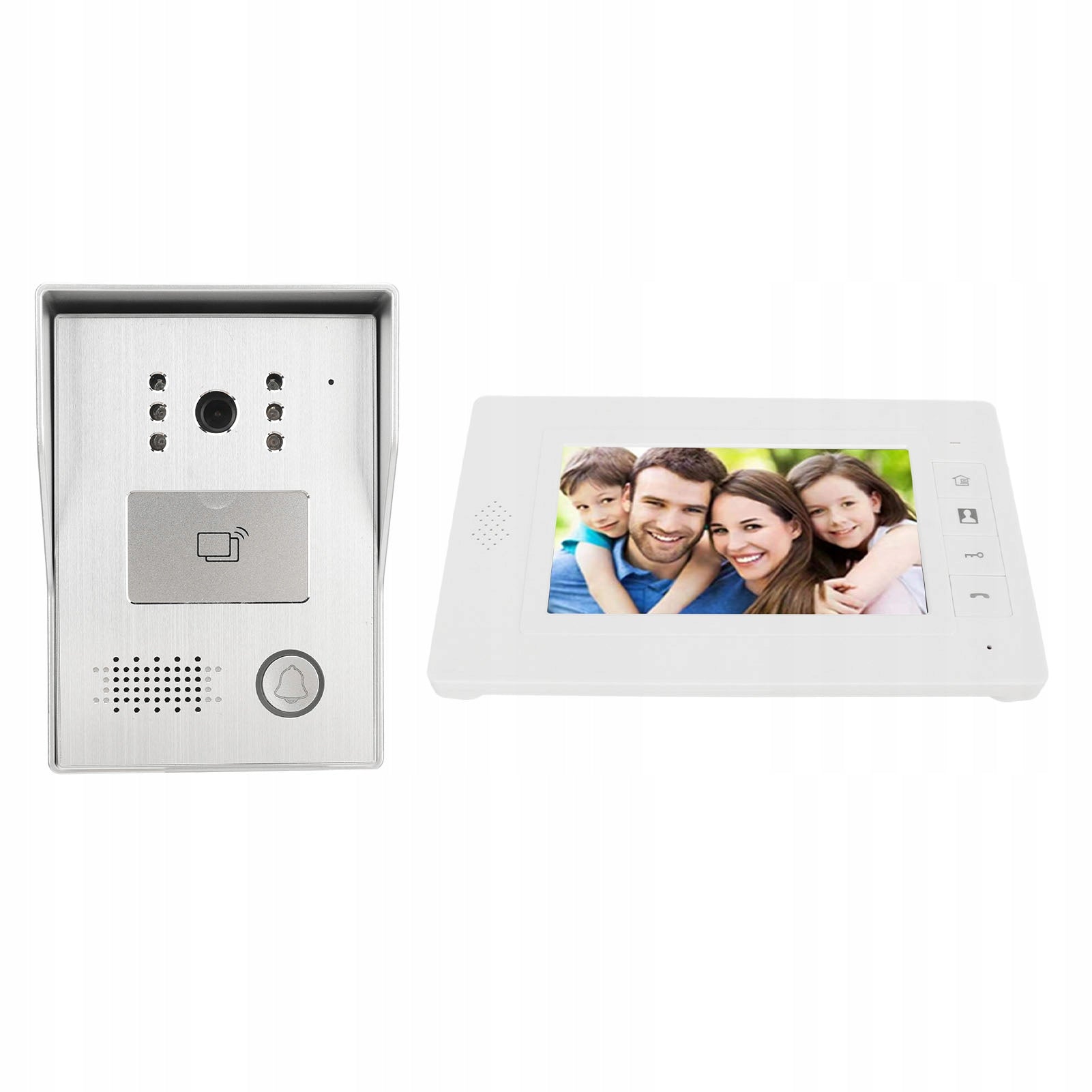 7in TFT Wired Intercom System Infrared Color Screen I0 Brand no brand