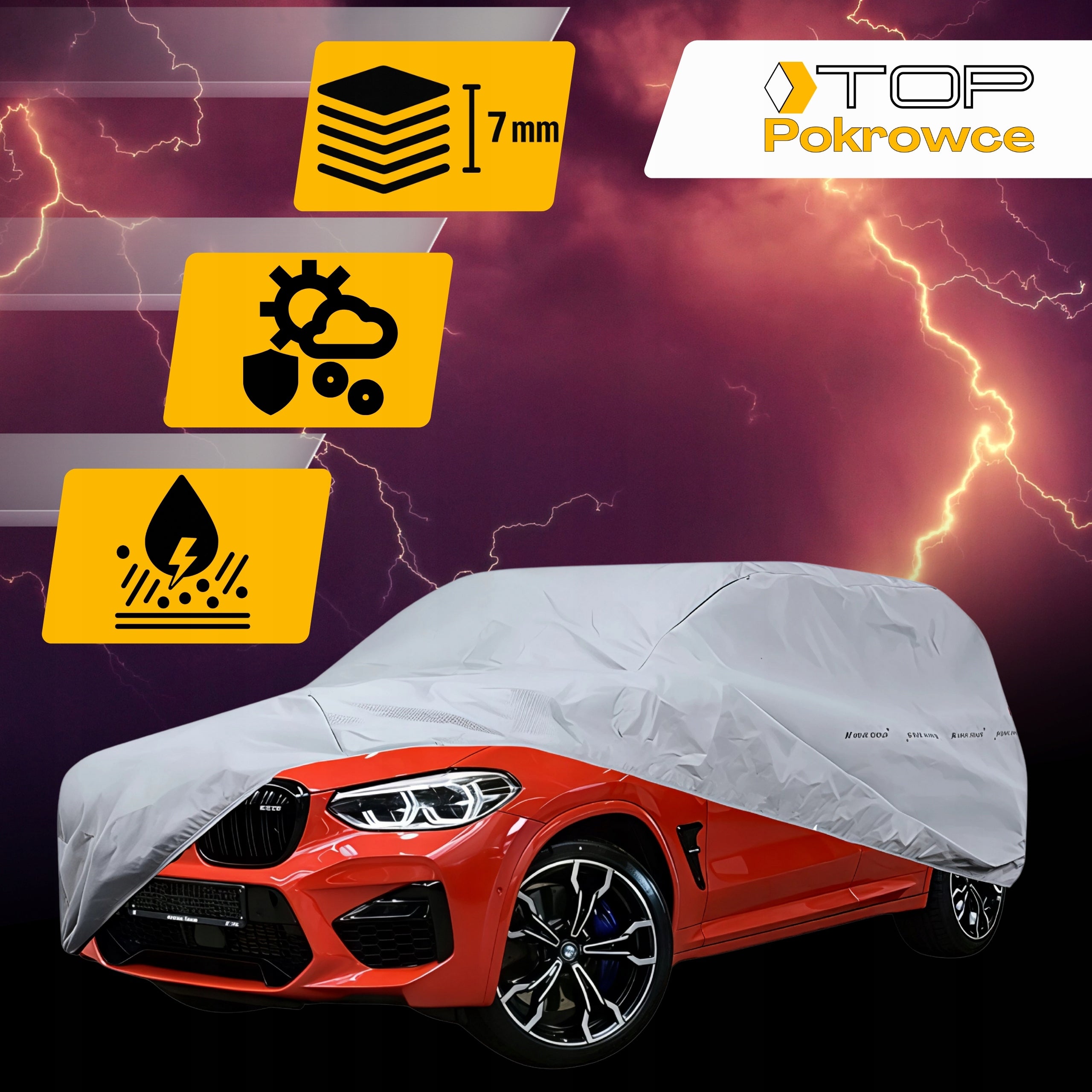 7mm Anti-Hail Cover for SUV 455 – 480cm Anti-Hamm EAN (GTIN) 5904041306372