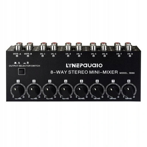 8 AV RCA Switcher Speaker