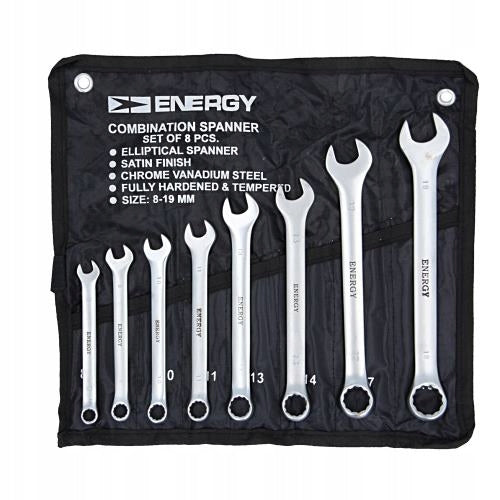 8-EL 8-19MM SPANNER WRENCH SET