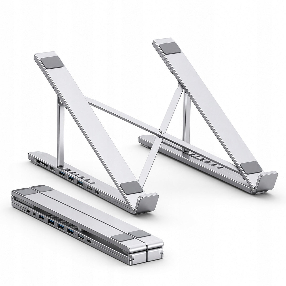 8 IN 1 ADJUSTABLE DOCKING STATION FOR USB-C HDMI 4K LAPTOP