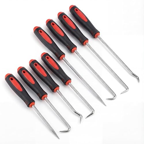 8 PCS SET OF HOOKS AND LOCKPICKS FOR OPENING MECHANICAL LOCKS