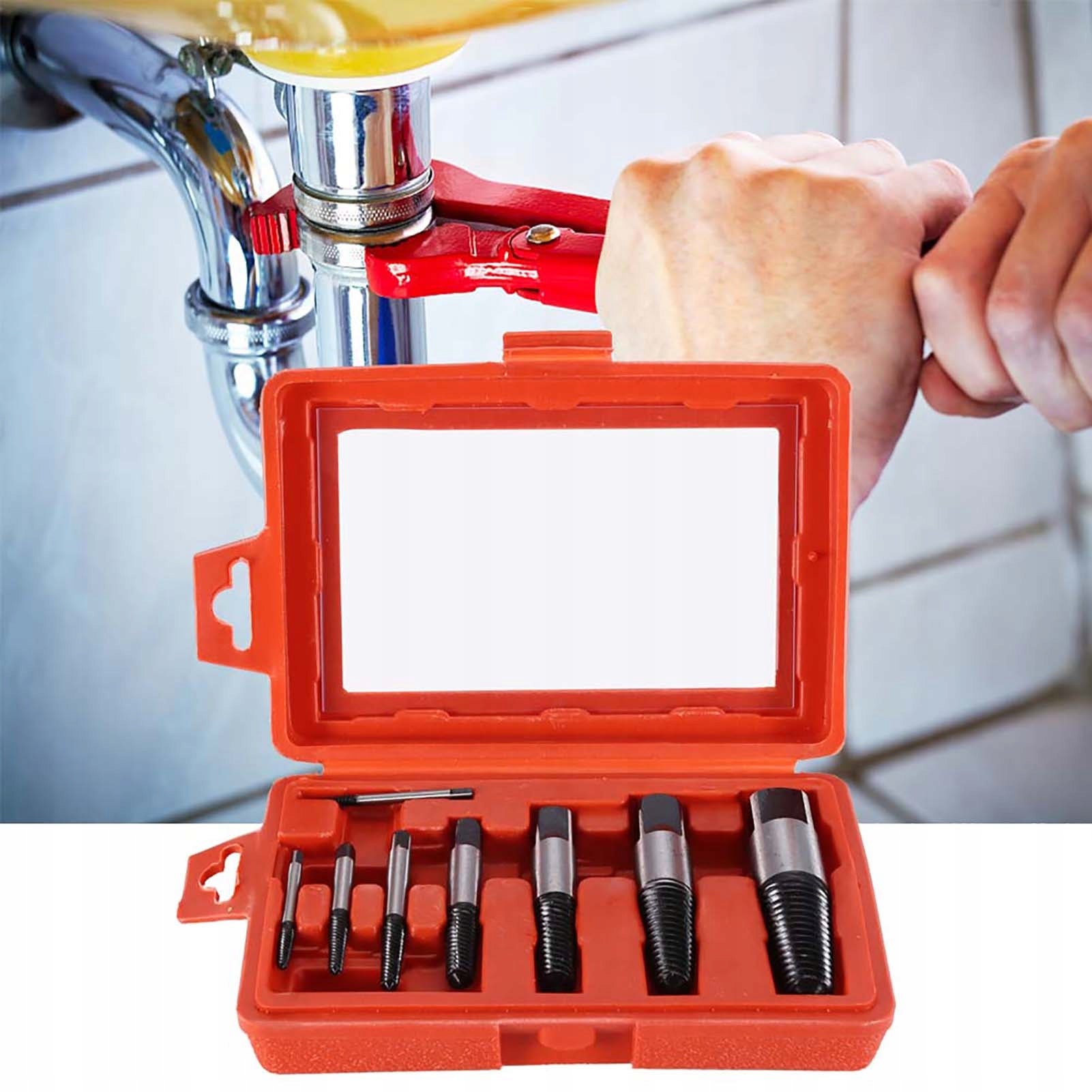 8 PCS TWISTER WITH TAP FOR REMOVING BROKEN PIPE SCREWS Manufacturer code GS13993233