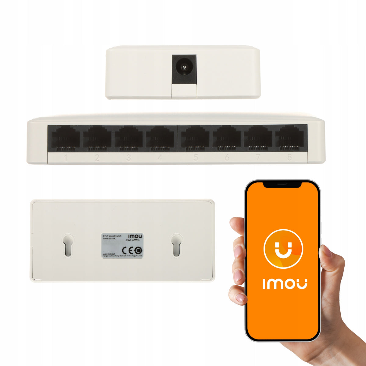 8-PORT SWITCH LAN TYPE RJ45 IMOU SG108C 10/100/1000 MBPS GIGABIT