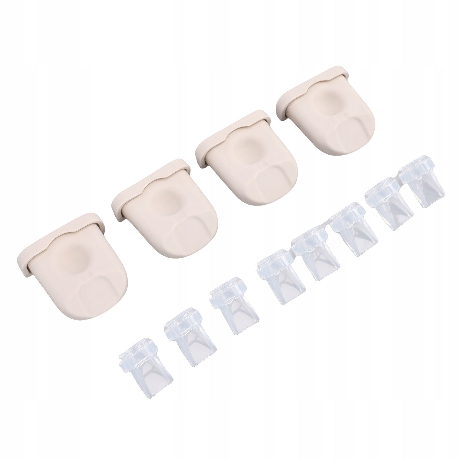 8 Pcs Duck Beak Valves 4 Pcs QH Silicone Diaphragm Pump Parts Medical device no