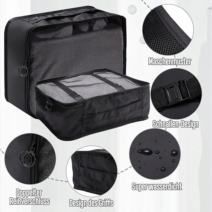 8-Piece Case Organizer- EOGRFW Color black