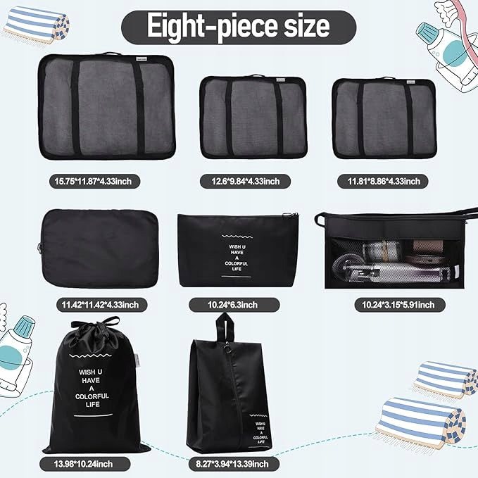 8-Piece Case Organizer- EOGRFW Packaging status original