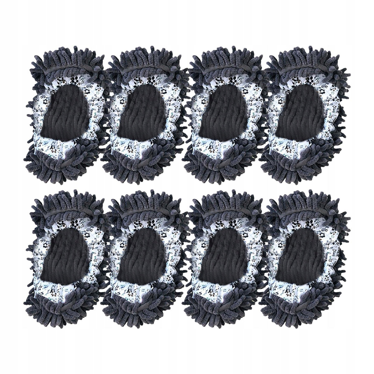 8 Pieces Mop Slippers Washable for Floor Cleaning,Reusable,Dusting Mop