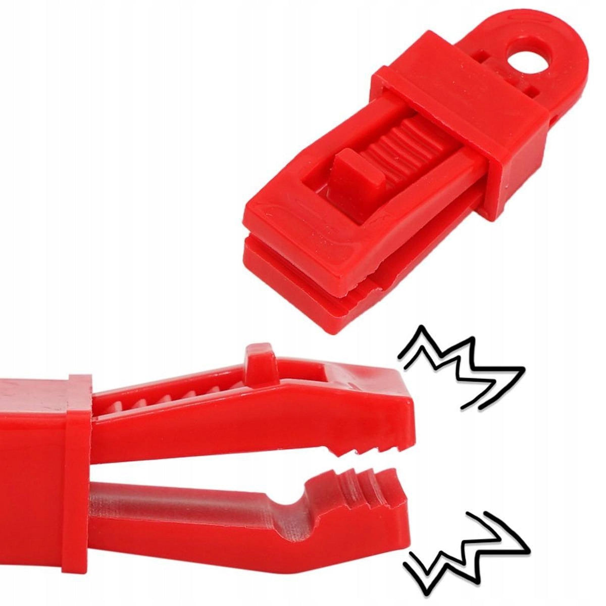 8 Pieces Tarp Clips Multipurpose Adjustable Easy to Use Lock Grip Tarp Red Manufacturer code 03166065184