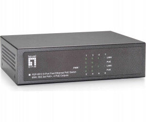 8-Port Switch Ethernet Switch LevelOne FEP-0812W120 120W