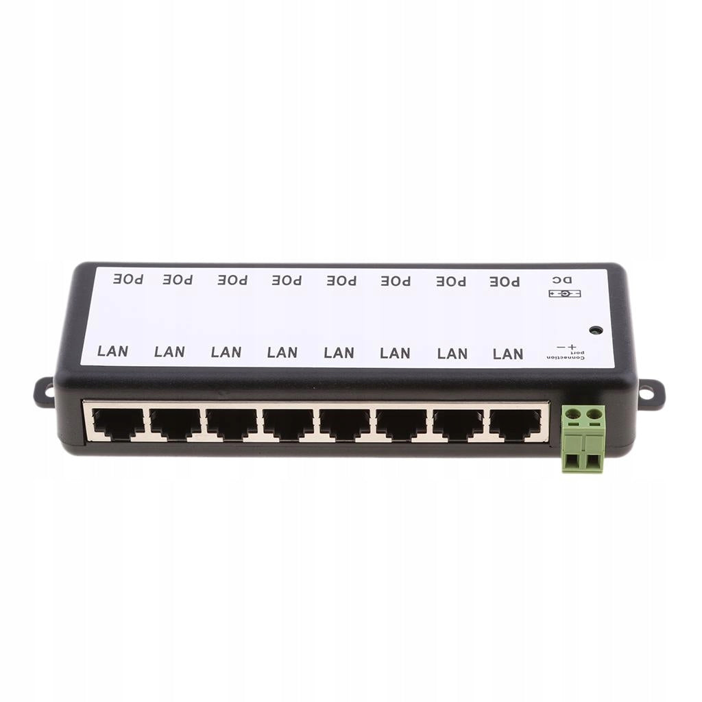 8 Ports POE Switch Power Supply Network