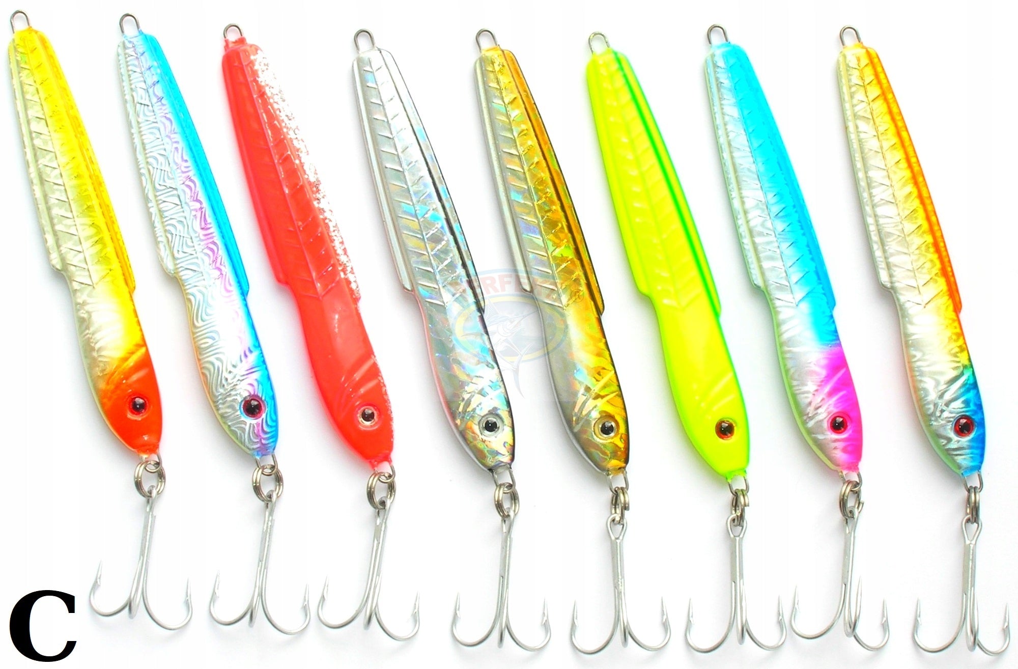 8 X COD PILKER PERFEKT BORA SPORT 80gr s.C. Model pilker