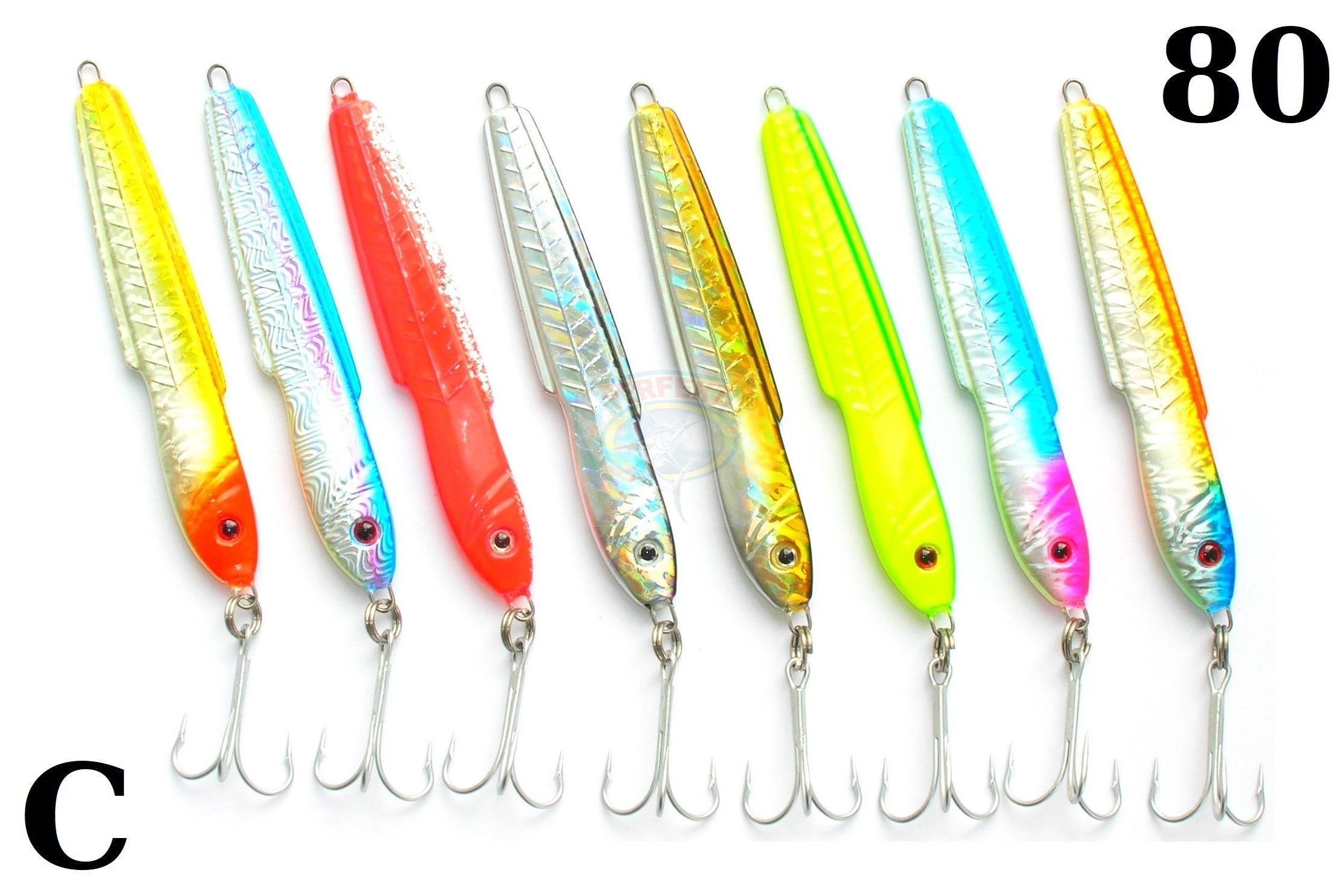 8 X COD PILKER PERFEKT BORA SPORT 80gr s.C.