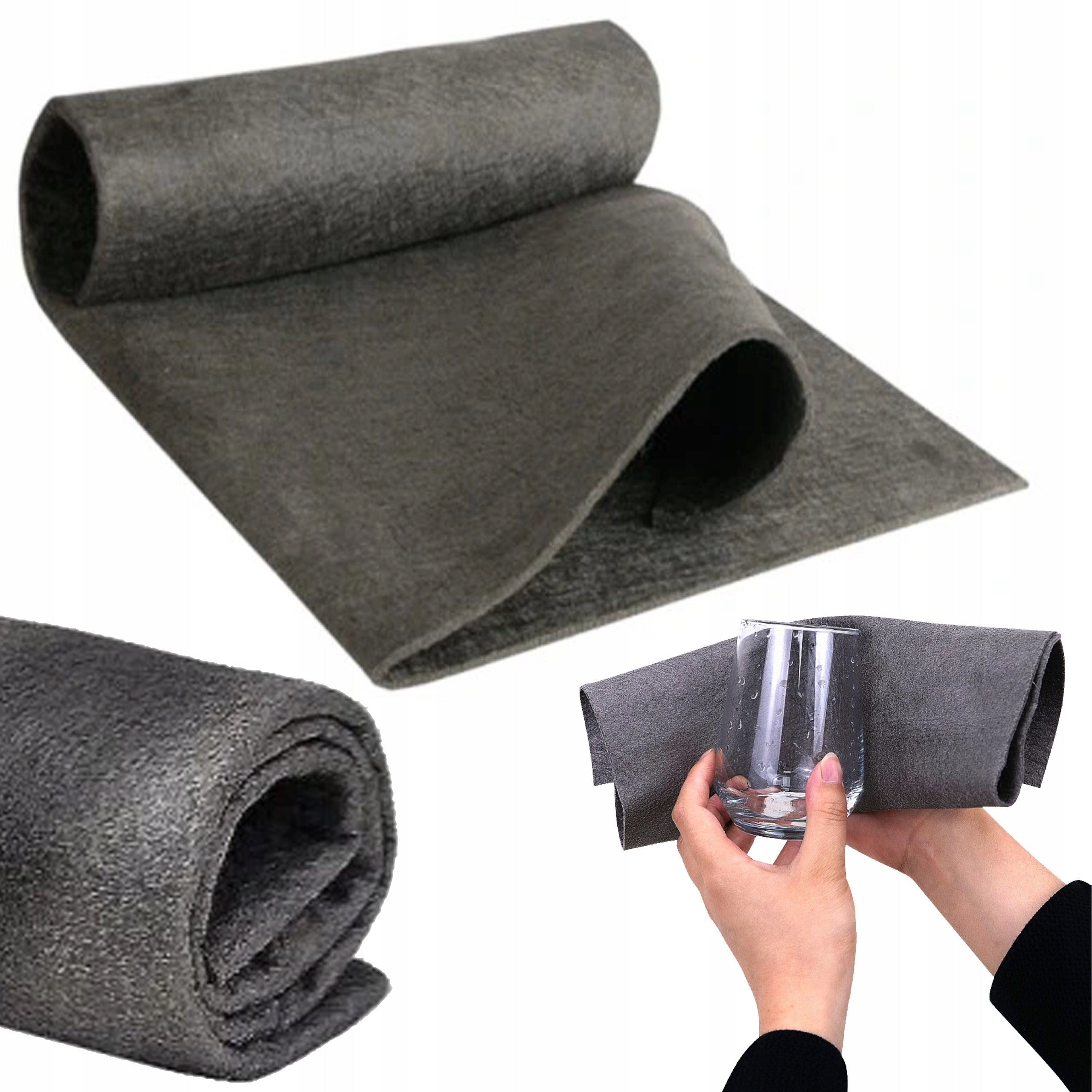 8 X MAGIC CLOTH FOR WINDOWS WITHOUT STREAKS 30x40CM Manufacturer code AQ0011