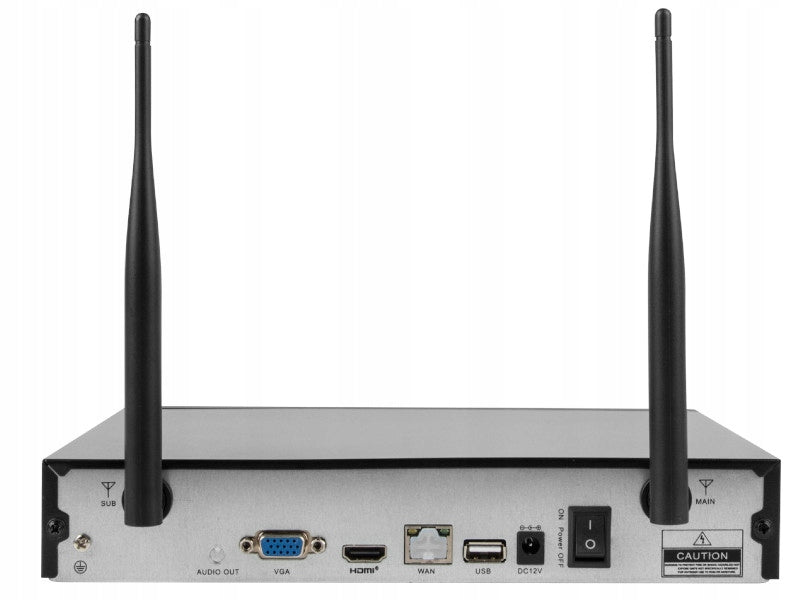 Vaizdo stebėjimo sistemos komplektas Laneberg, 8 kanalų, WIFI NVR + 8 2MP IP kameros