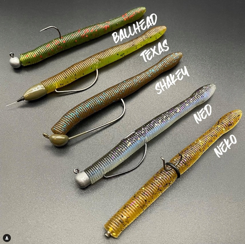8 pcs Worm X ZONE NED ZONE 7,8cm KILLER FOR PERCHES MADE IN USA NEW NO.1 Fishing method spinning