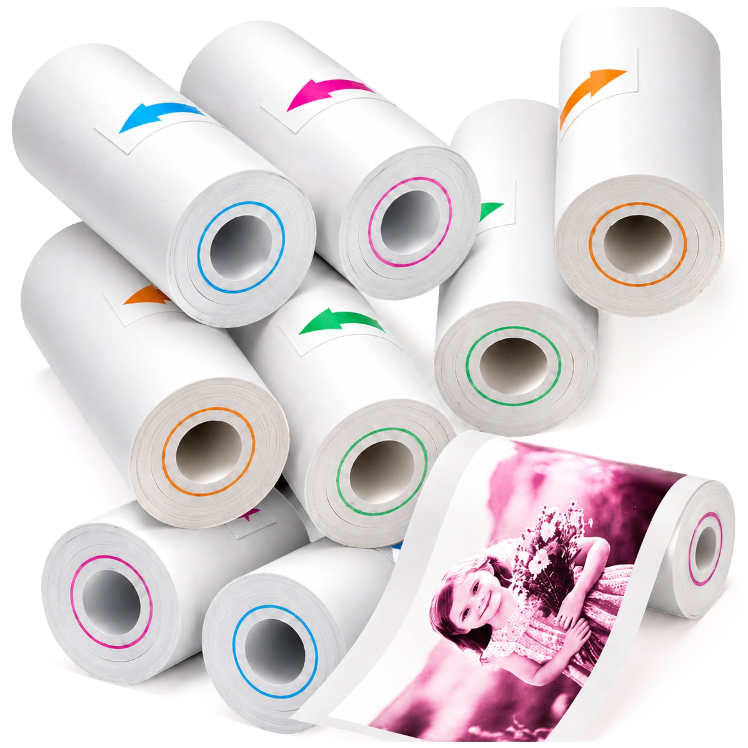 8 x Thermal Paper Roll for Instant Color Printing Camera