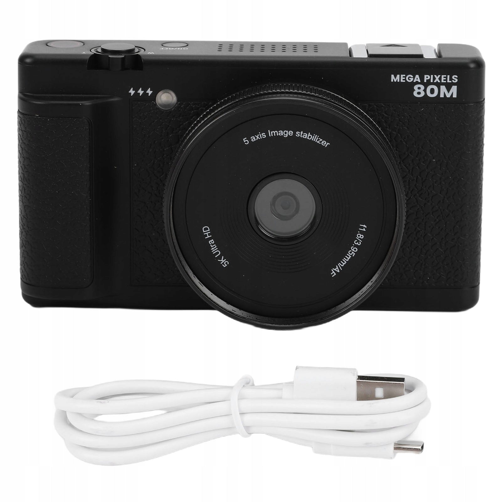 80 MP 5K Digital Camera With 270 Degree Tilting Screen 2,8 Inch VG Model 6631DXKX