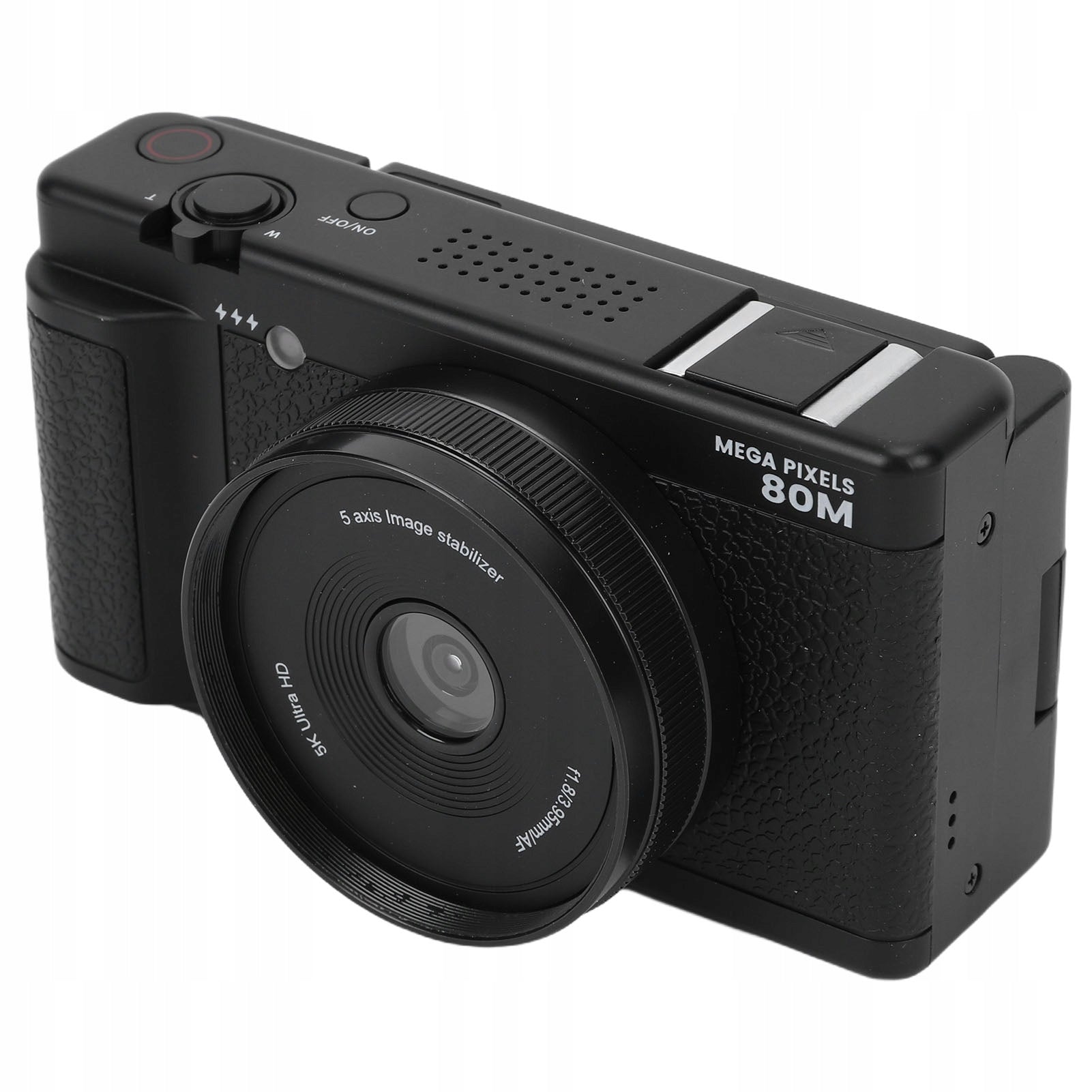 80 MP 5K Digital Camera With 270 Degree Tilting Screen 2,8 Inch VG