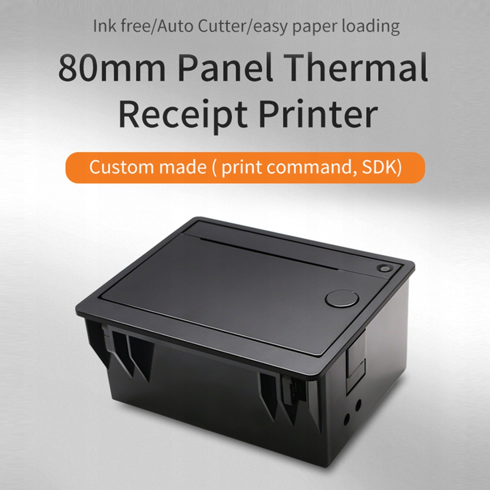 80 mm built-in thermal printer module with TTL+RS232+USB YZ connections