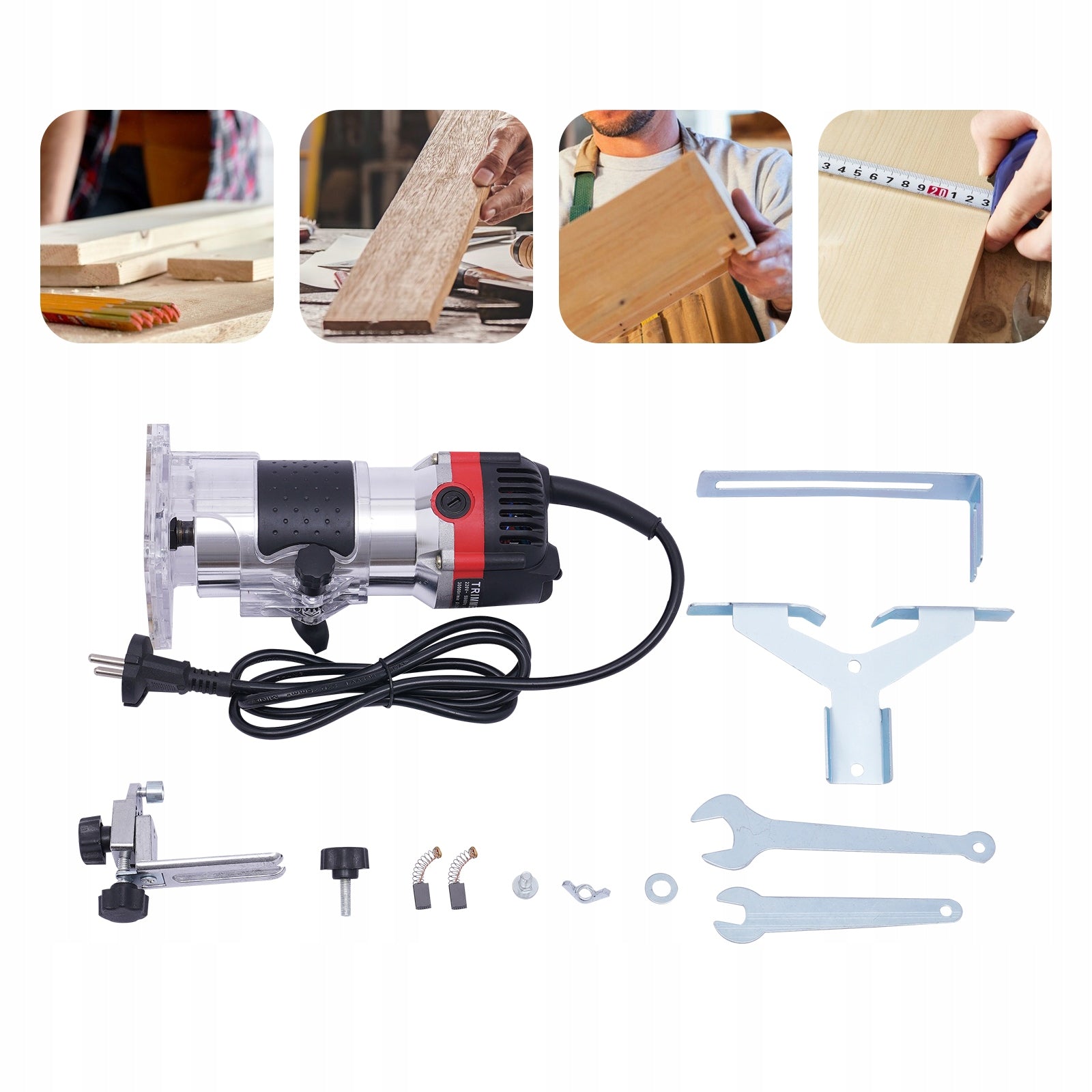 800W 220V TRIMMER ELECTRIC HAND TRIMMER ROUTER TOOL FOR WOOD PROCESSING Manufacturer code OT-MLLCR-2280-EU
