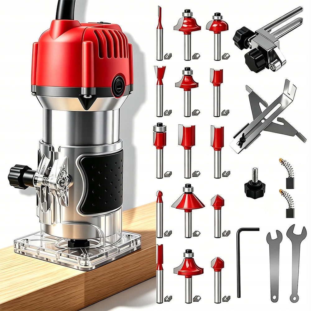800W 30000RPM SPINDLE MILLING MACHINE TRANSPARENT PRECISION COVER