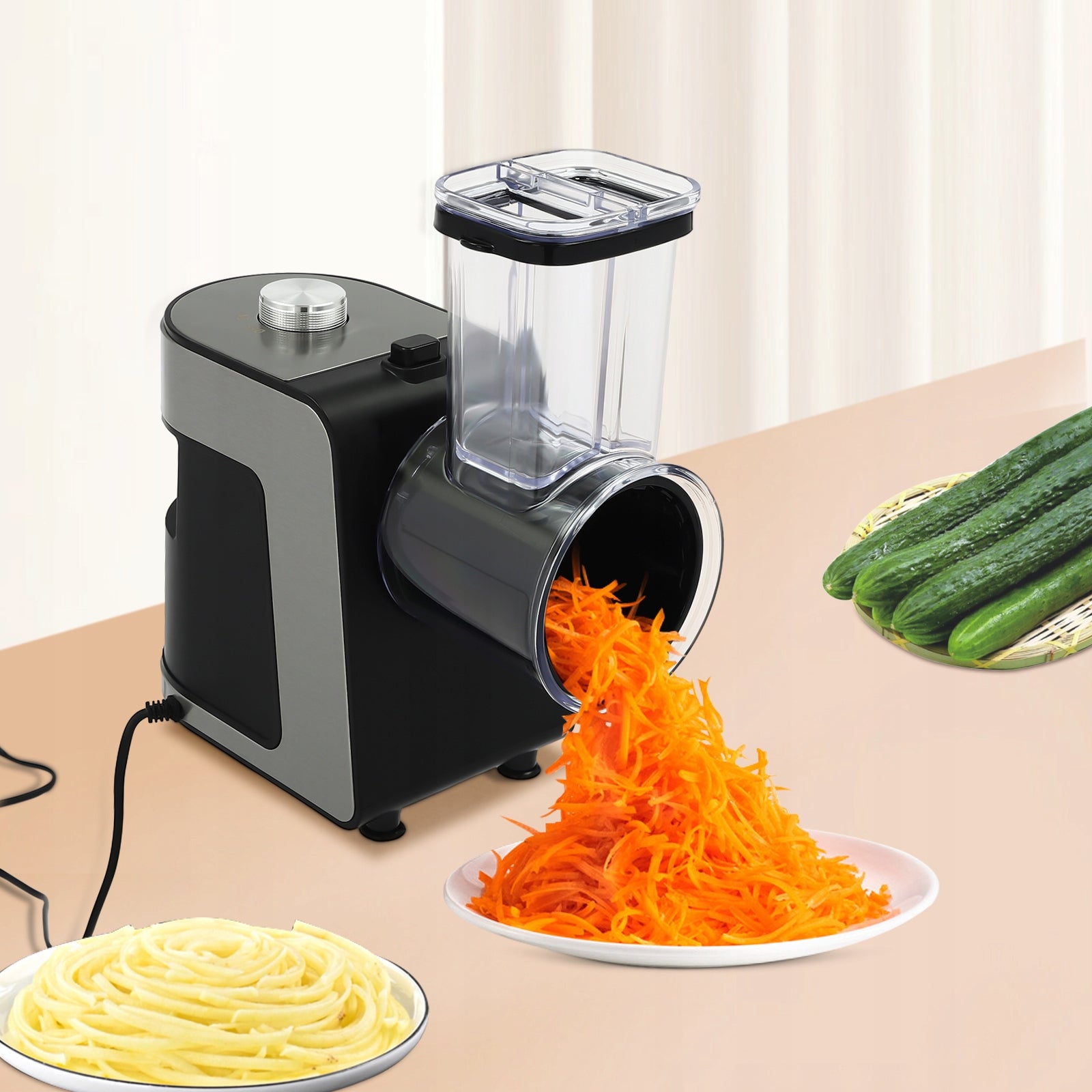 800W ELECTRIC SHREDDER 5L WITH 10 BLADES Power rating 1000 W