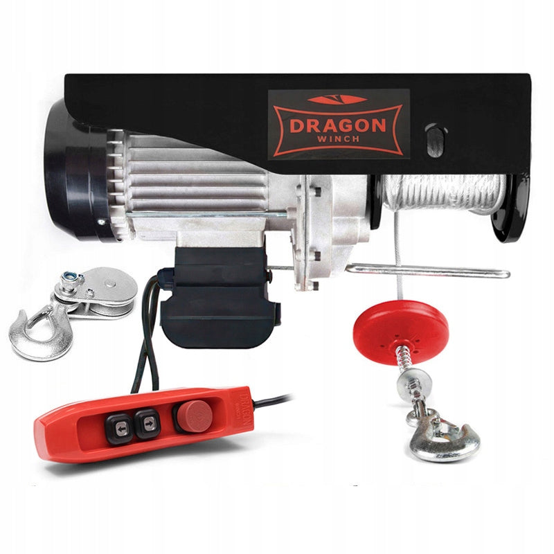 800kg ELECTRIC ROPE WINCH 230V workshop remote control motor Manufacturer code DWI 400/800