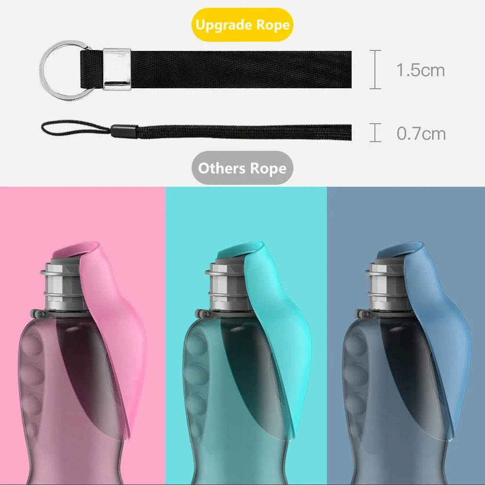 800ml Portable Dog Water Bottle For Large Pet Dogs Capacity 800 l