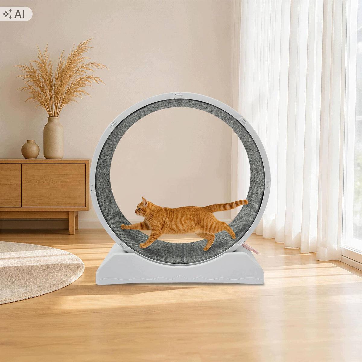 80CM CAT WHEEL AND STOP Packaging status original