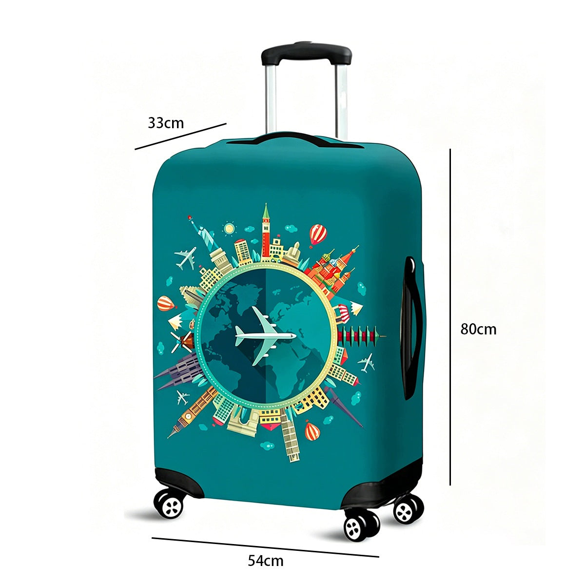80X54X33CM PROTECTIVE COVER FOR TRAVEL SUITCASE LUGGAGE CASE ELASTIC L Packaging status original