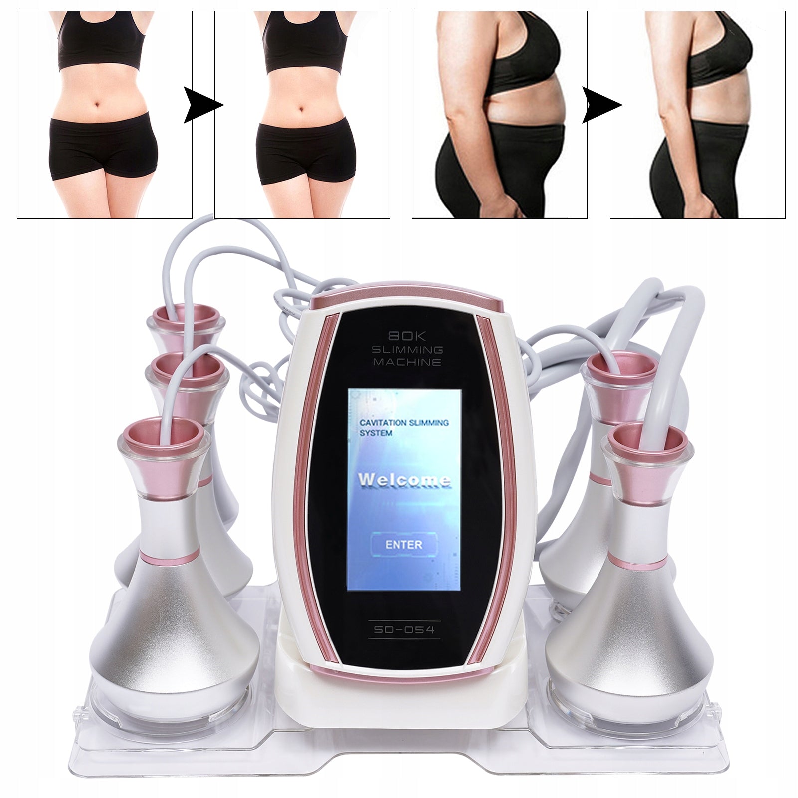80k Slimming Machine, 5-in-1 10w Fat-Breaking Instrument, 110-220v