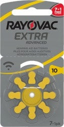 80x EXTR Hearing Aid Batteries RAYOVAC 10 Medical device yes