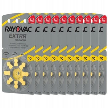 80x EXTR Hearing Aid Batteries RAYOVAC 10